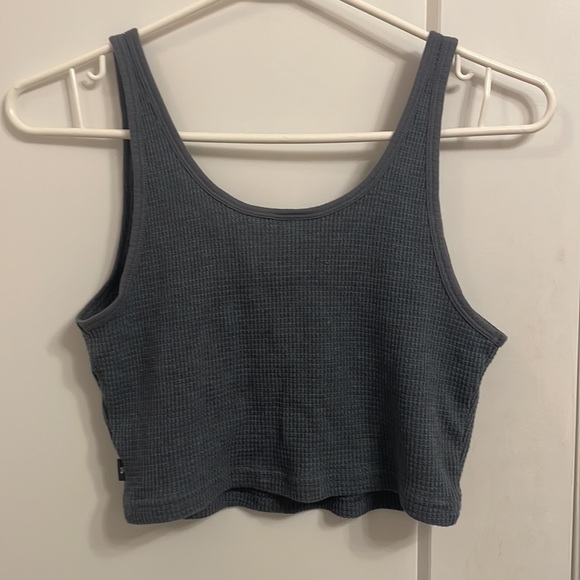 TNA waffled grey tank top - Picture 2 of 3